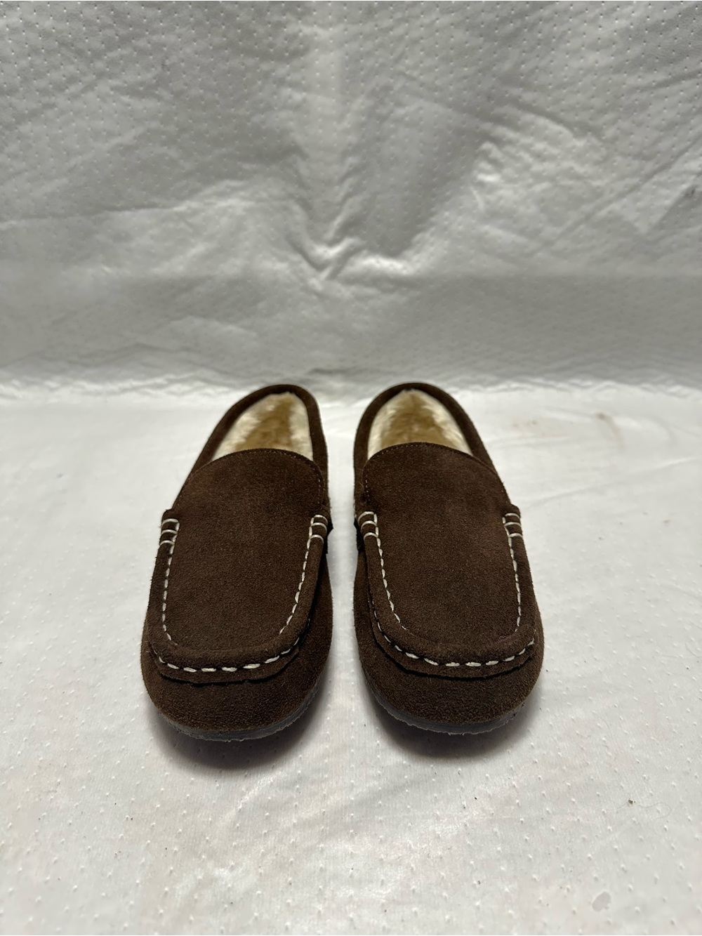 Clarks Women’s Brown Suede Moccasin Slippers